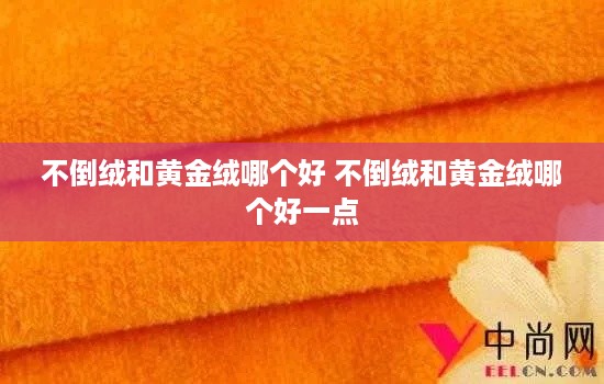 不倒绒和黄金绒哪个好 不倒绒和黄金绒哪个好一点