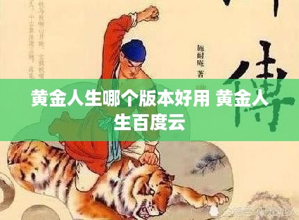 黄金人生哪个版本好用 黄金人生百度云