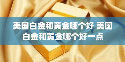 美国白金和黄金哪个好 美国白金和黄金哪个好一点