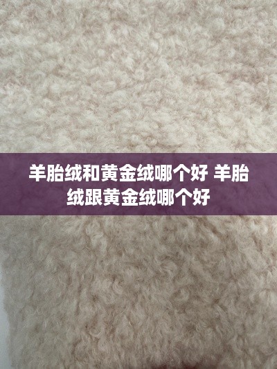 羊胎绒和黄金绒哪个好 羊胎绒跟黄金绒哪个好