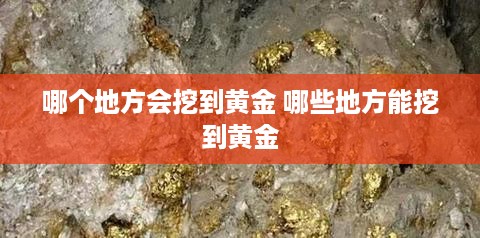 哪个地方会挖到黄金 哪些地方能挖到黄金