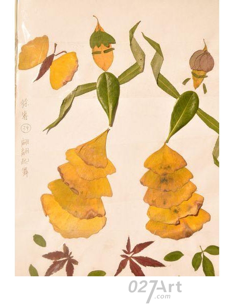 美术树叶贴画 美术树叶贴画教案中班