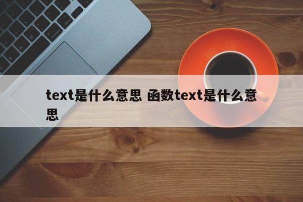 text是什么意思 函数text是什么意思