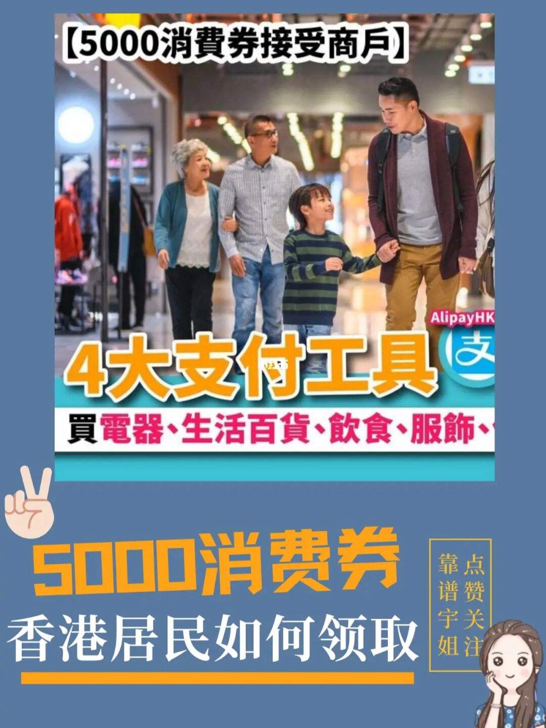 香港消费券首发 香港消费券第一期