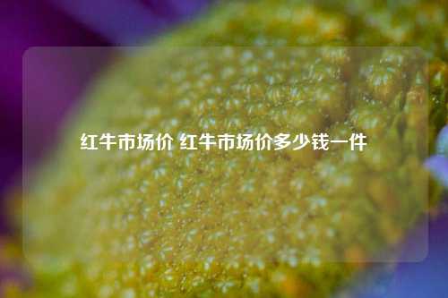 红牛市场价 红牛市场价多少钱一件