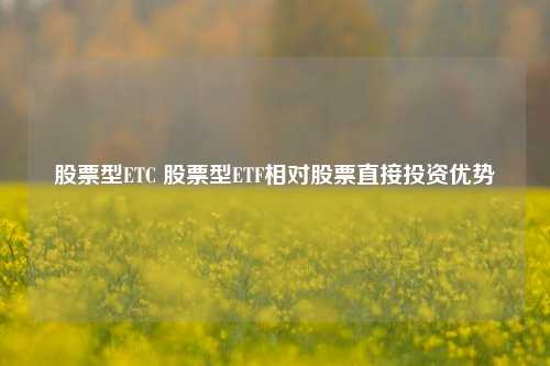 股票型ETC 股票型ETF相对股票直接投资优势