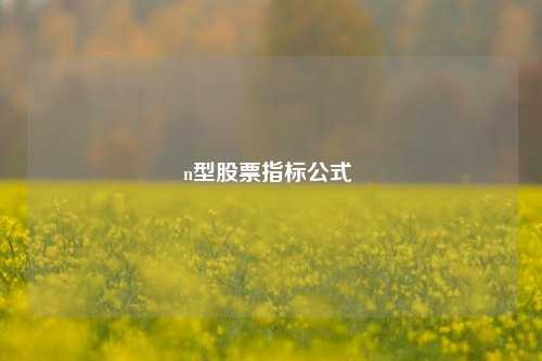 n型股票指标公式 